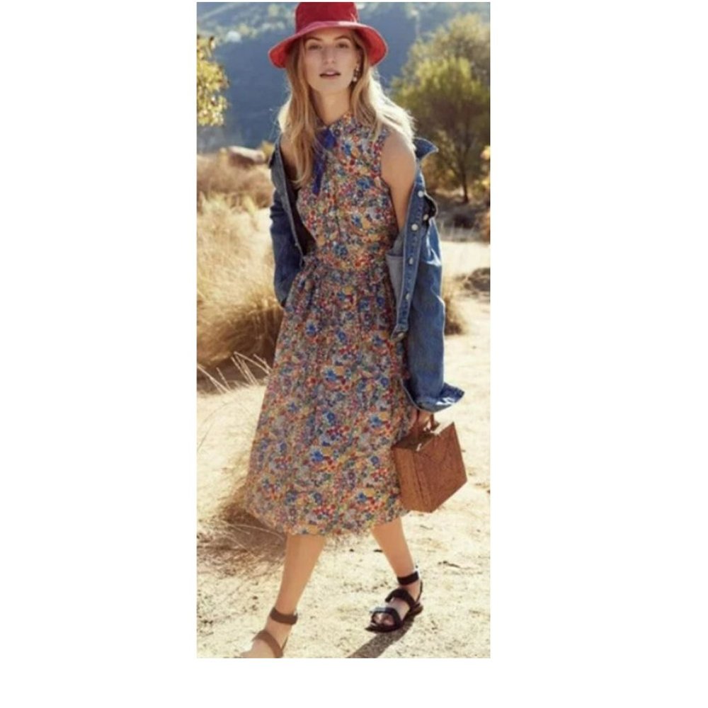J. Crew | Shirtdress in Liberty Margaret Annie Print NEW Size 6 Style AK219
